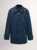 Padded trench coat Blue Man