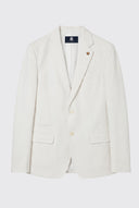 Americana Blanca Granulada Hombre