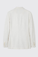 Americana Blanca Granulada Hombre