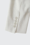 Americana Blanca Granulada Hombre