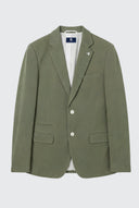 Americana Verde Kaki Granulada Hombre