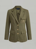 Americana  Verde Kaki Mujer