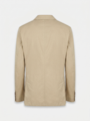 Americana Hombre Beige Algodón