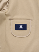 Americana Hombre Beige Algodón