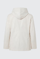 Americana Off White Capucha Desmontable Hombre