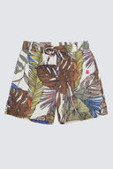 Bermuda Palmeras Beige Mujer