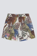 Bermuda Palmeras Beige Mujer