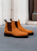 Botines Nobuck Cognac Suela Eva Hombre