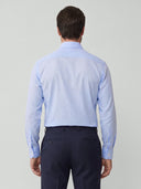 Camisa de Vestir Azul Fila Fil Hombre
