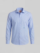 Camisa de Vestir Azul Fila Fil Hombre
