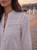 Blusa Blanca Castilla Mujer