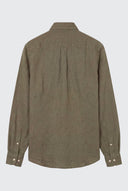 Camisa Verde 100% Lino Mujer