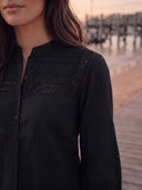 Blusa Negra Castilla Mujer
