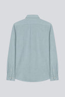 Camisa Verde Agua Piqué Hombre