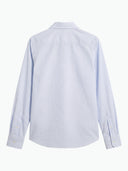 Camisa Rayas Cuello Italiano Mujer