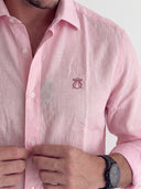 Camisa Rosa Palo Lino Hombre
