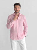 Camisa Rosa Palo Lino Hombre