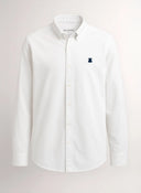 Camisa Blanca Cuello Botón Hombre