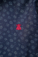 Shirt Men Denim Flowers