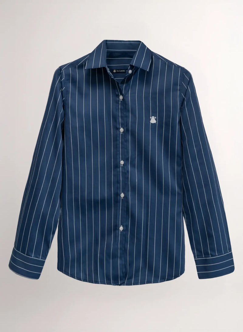 Camisa Azul Raya Diplomática Mujer