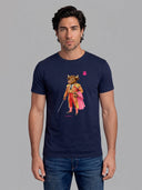 Camiseta Azul Marino Personalizable Hombre