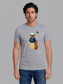 Camiseta Gris Personalizable Hombre