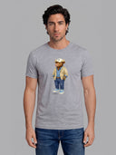 Camiseta Gris Personalizable Hombre