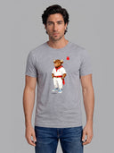 Camiseta Gris Personalizable Hombre