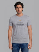 Camiseta Gris Personalizable Hombre
