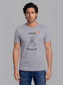 Camiseta Gris Personalizable Hombre