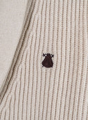 Chaqueta Beige Cuello Smoking Hombre