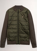 Chaqueta Verde Kaki Acolchada Hombre