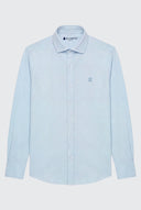 Camisa Celeste Piqué Fino Hombre