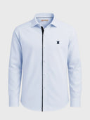 Men's Blue Oxford Polka Dot Shirt