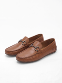 Mocasín Marrón Hebilla Napa Hombre