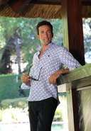 Camisa Soles Azules Lino Hombre
