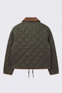 Chaqueta Kaki Acolchada Campo Mujer