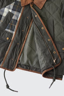 Chaqueta Kaki Acolchada Campo Mujer