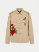 Chaqueta Camel Clavel Mujer