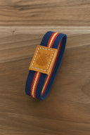 PULSERA ELASTICA AZUL MARINO CINTA ESPAÑA MUJER