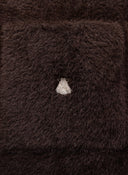 Brauner Pelzmantel für Damen