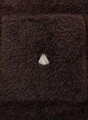 Abrigo Marrón Pelo Mujer