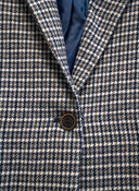 Americana Cuadros Azul Mujer