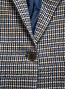 Americana Cuadros Azul Mujer