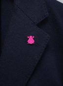 Americana Lana Desestructurada Azul Hombre