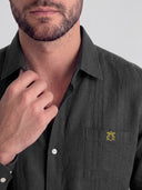 Guayabera Negra Hombre