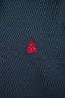 Camisa Azul Grisacea Nido de Abeja Capote Rosa Hombre