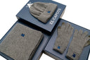 Pack de Gorro, Guantes y Bufanda Gris Unisex
