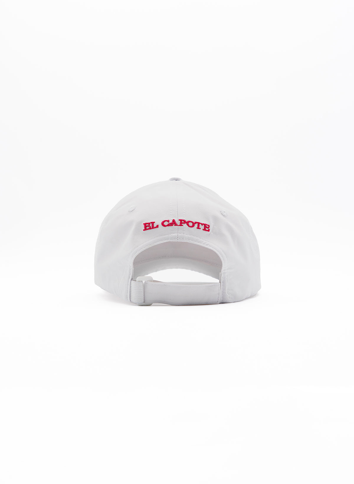 Gorra Blanca Capote Rosa