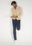 Chaqueta o Cardigan Botones Camel Hombre